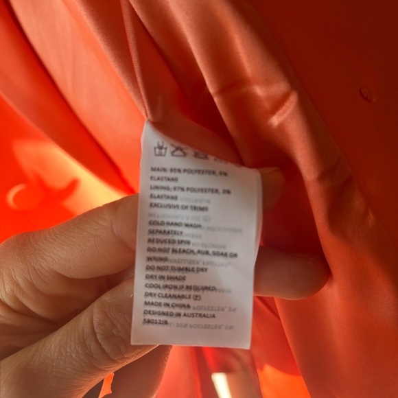 NWT Bardot SET Orange Fizz Oversized Blazer & Athena Mini Skirt Set M & S - Picture 6 of 12